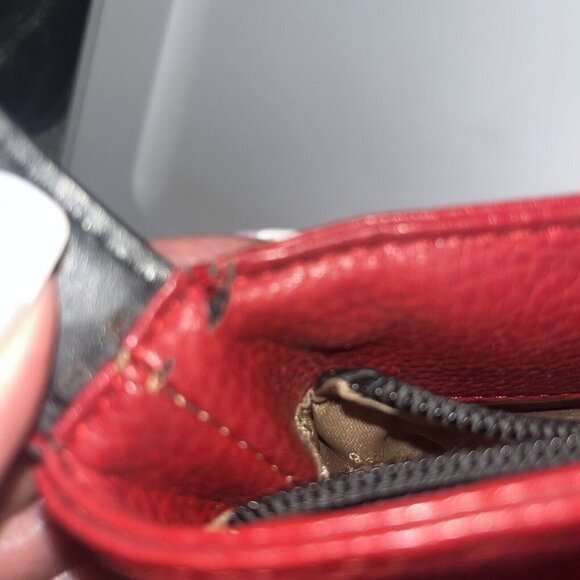 LA TOUR EIFFEL Pebble Leather Purse bucket bag tote Paris - Picture 5 of 16